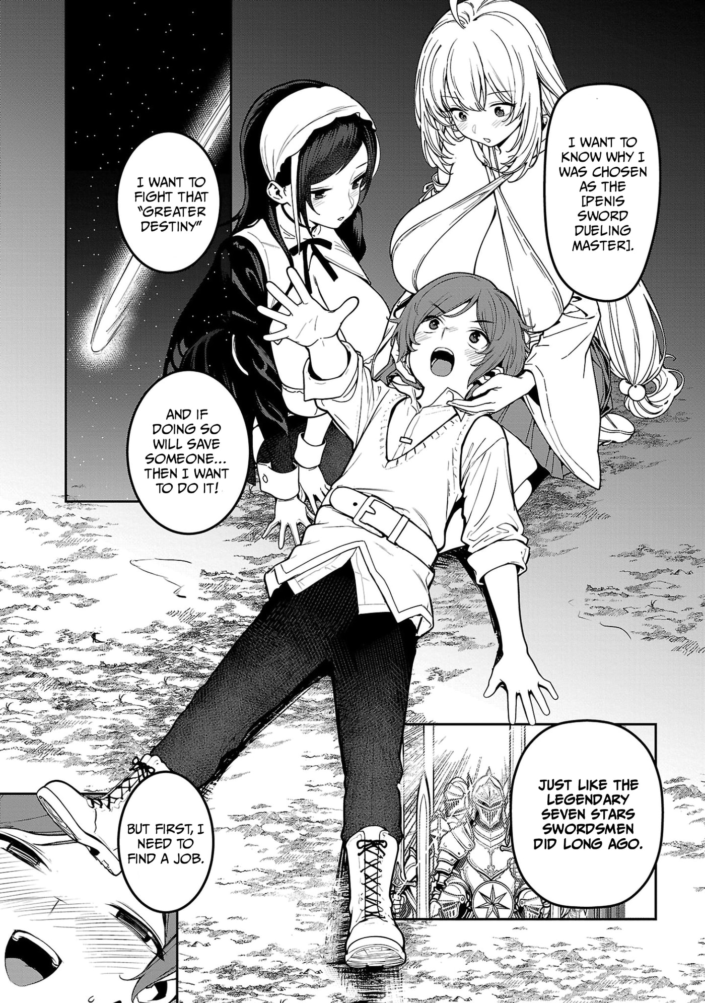 Tousan wa "Kensei", Kaasan wa "Kenshin", Boku wa "Ochinp〇 Chanbara Master" Chapter 4.2 page 5 - 