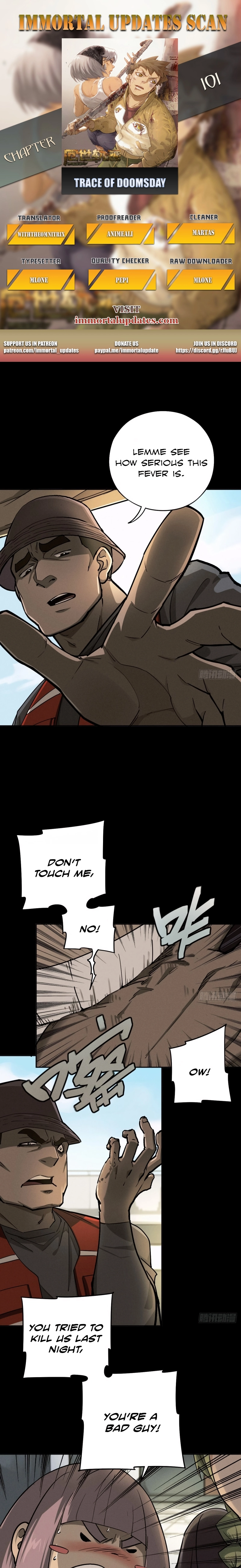 Trace of Doomsday Chapter 101 page 1 - 