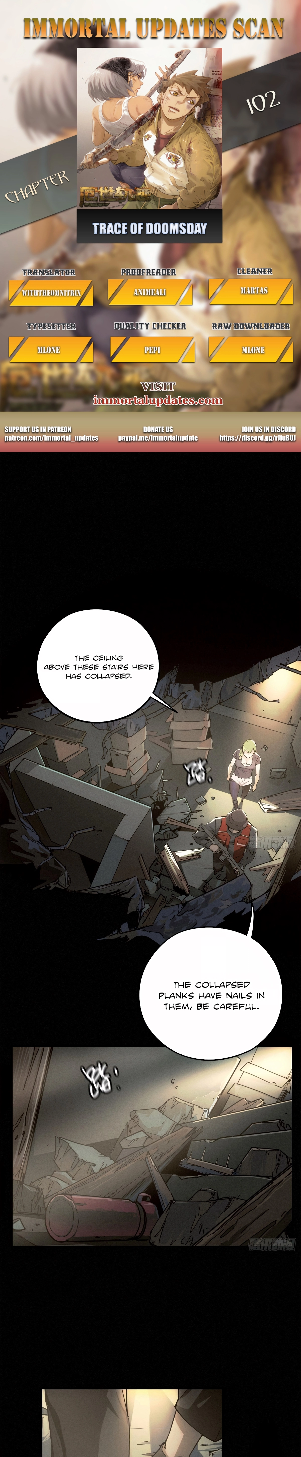 Trace of Doomsday Chapter 102 page 1 - 