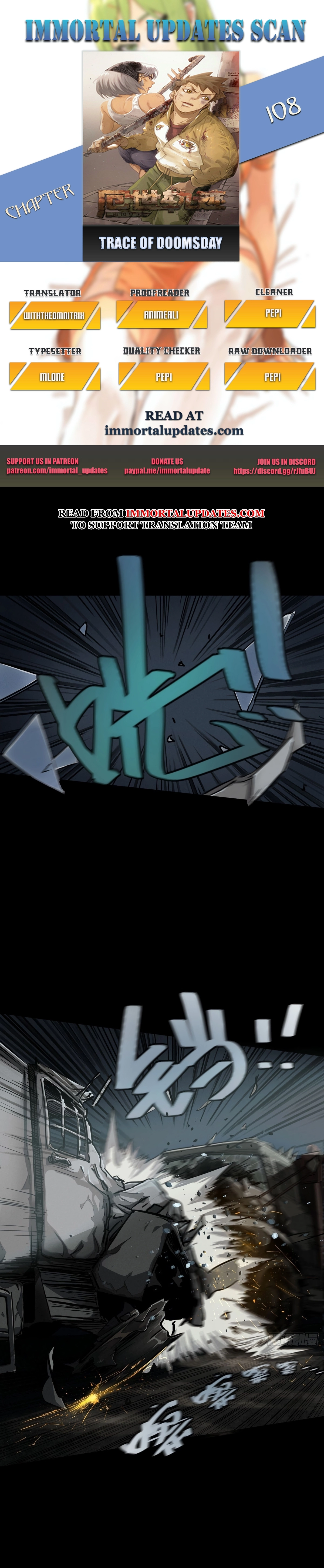 Trace of Doomsday Chapter 108 page 1 - 
