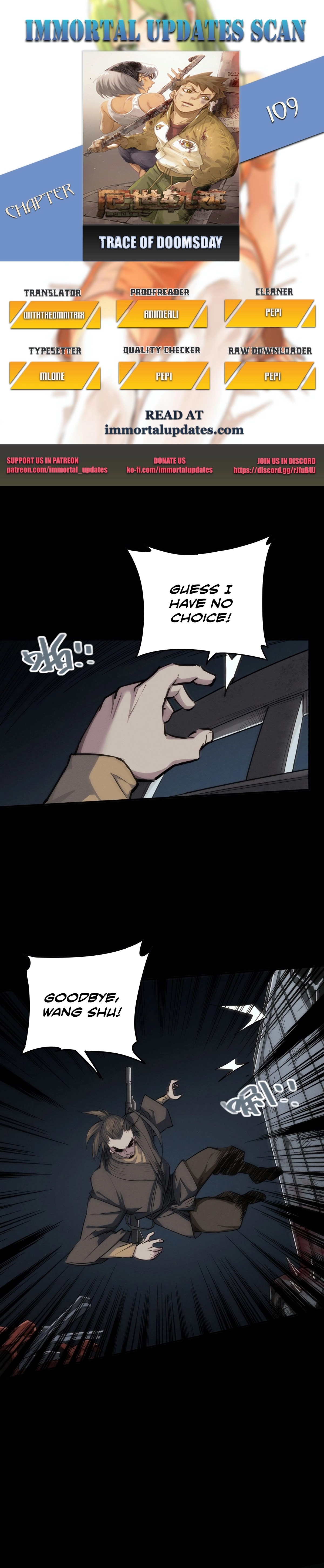 Trace of Doomsday Chapter 109 page 1 - 