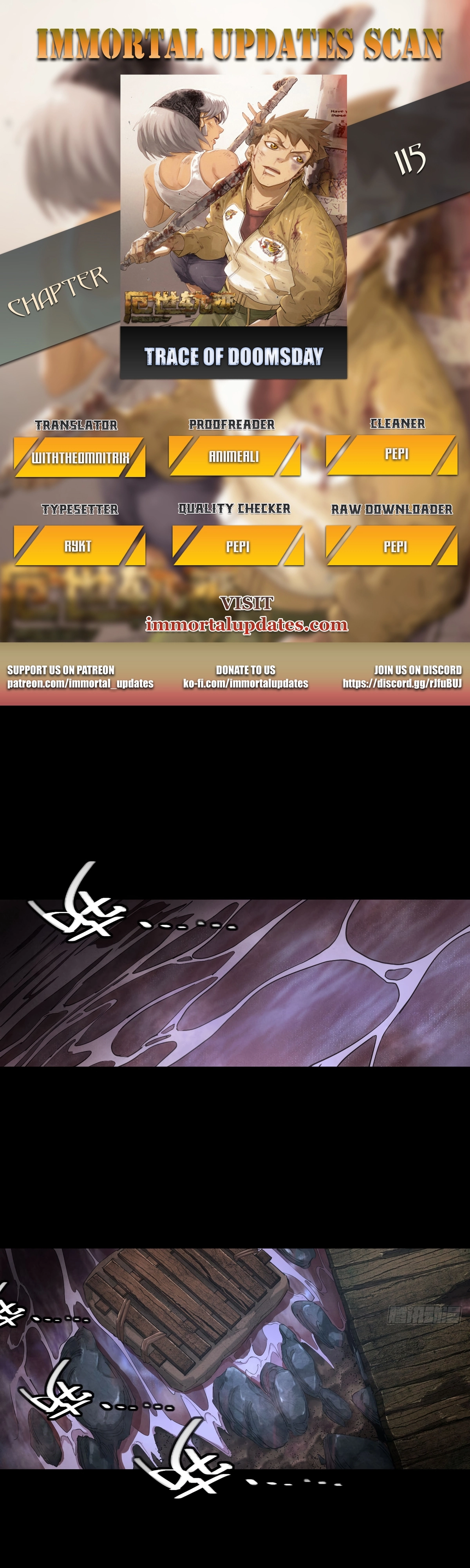 Trace of Doomsday Chapter 115 page 1 - 