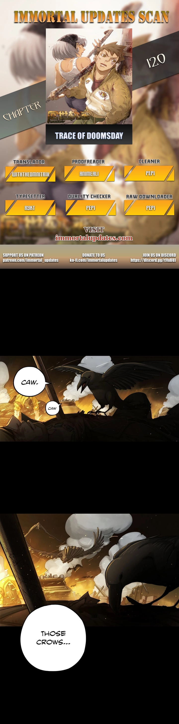Trace of Doomsday Chapter 120 page 1 - 