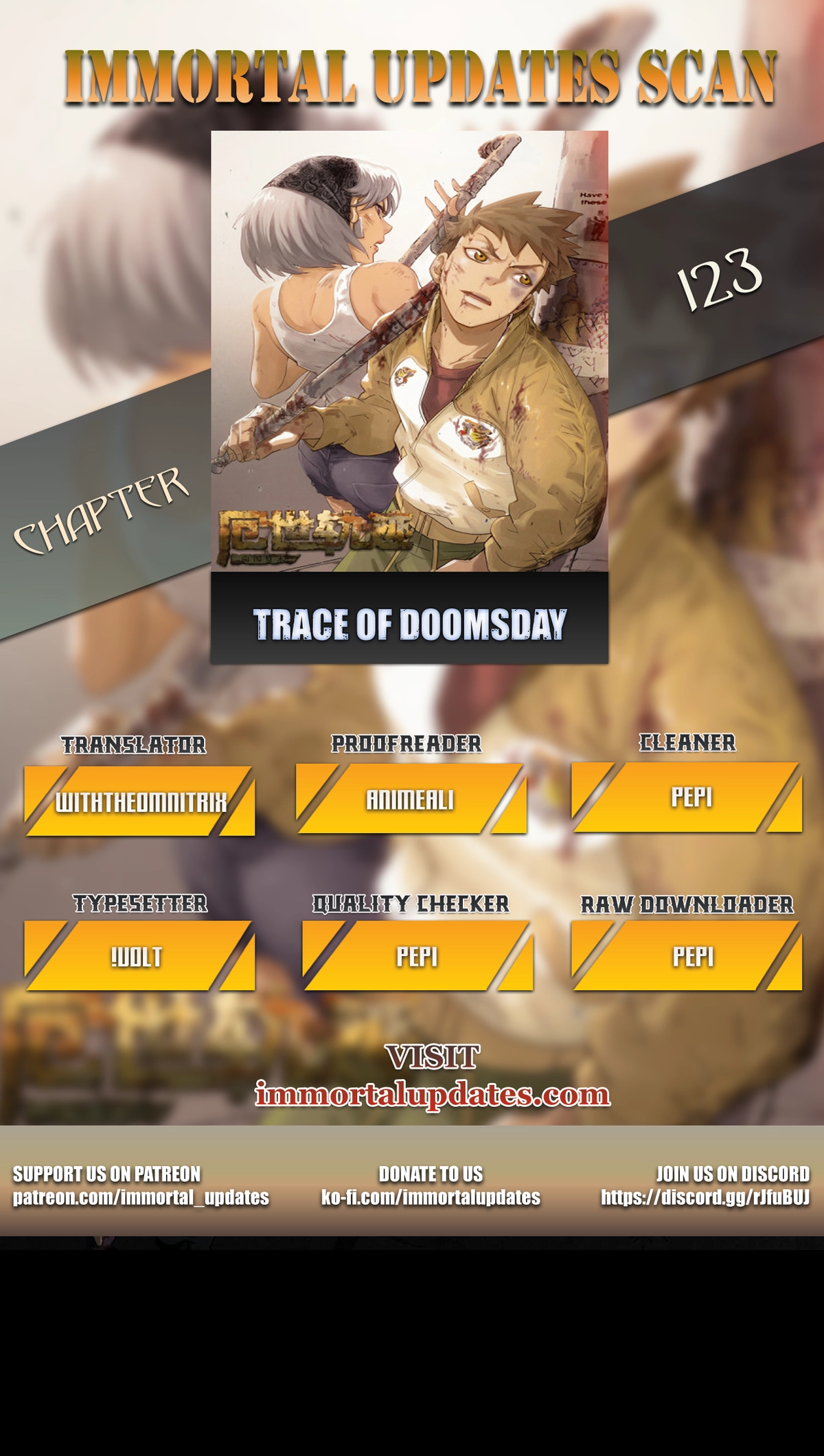 Trace of Doomsday Chapter 123 page 1 - 