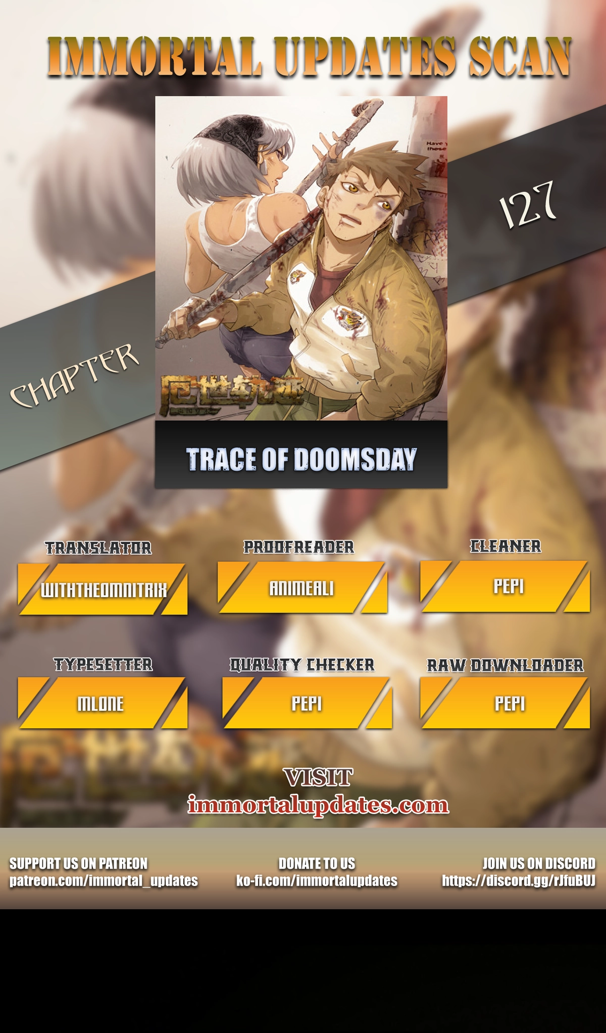 Trace of Doomsday Chapter 127 page 1 - 