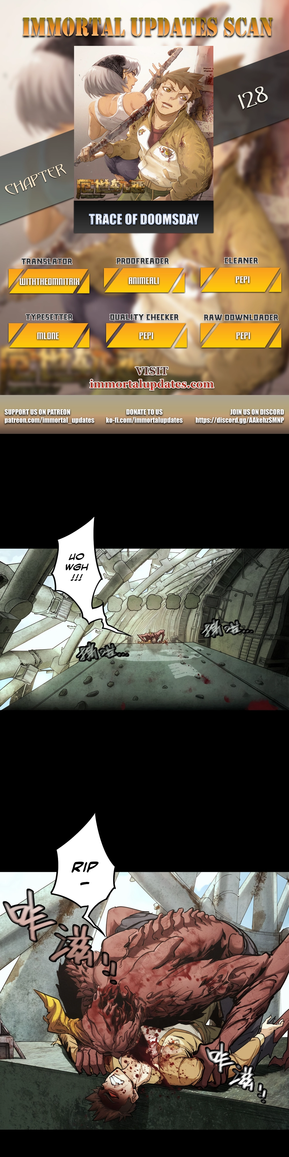 Trace of Doomsday Chapter 128 page 1 - 