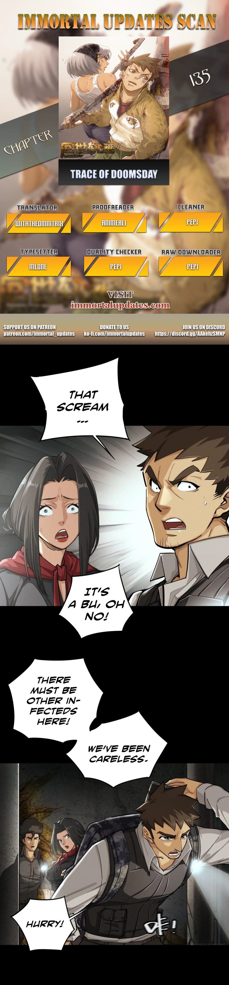 Trace of Doomsday Chapter 135 page 1 - 