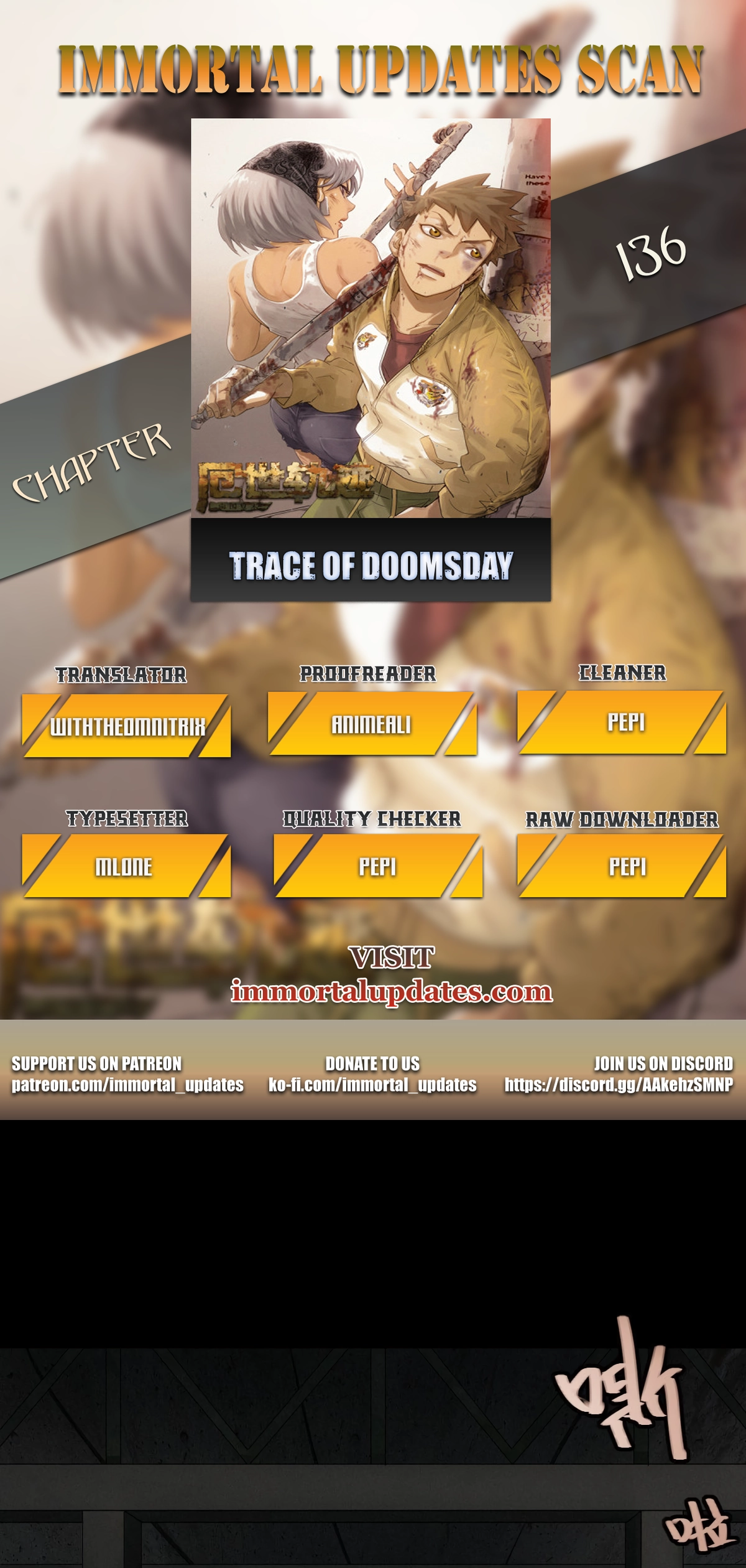 Trace of Doomsday Chapter 136 page 1 - 