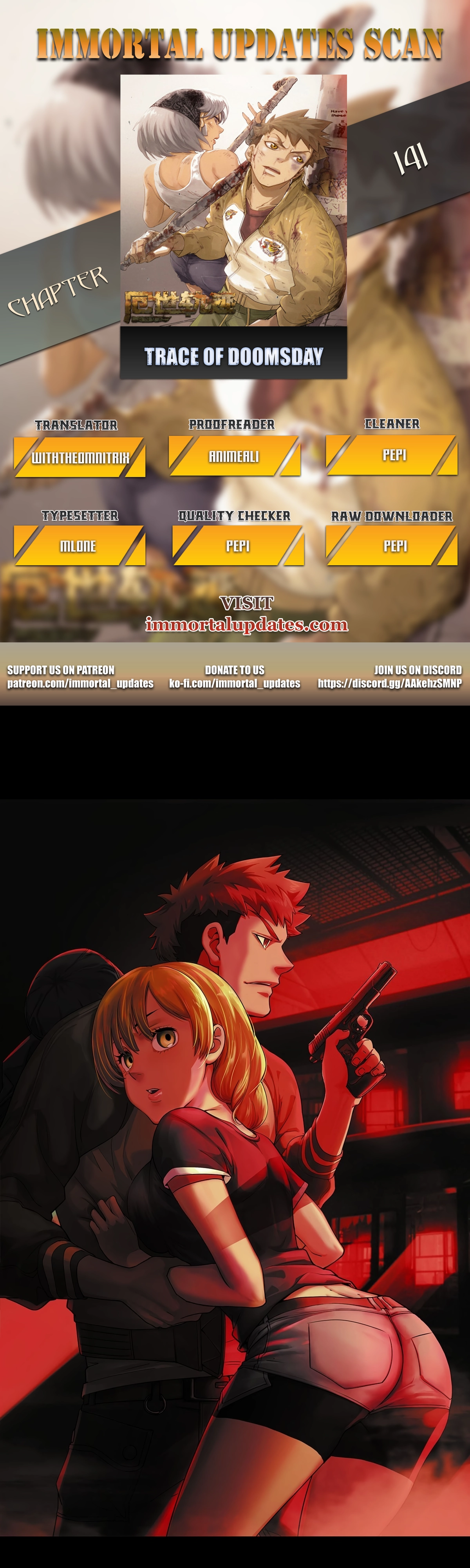 Trace of Doomsday Chapter 141 page 1 - 