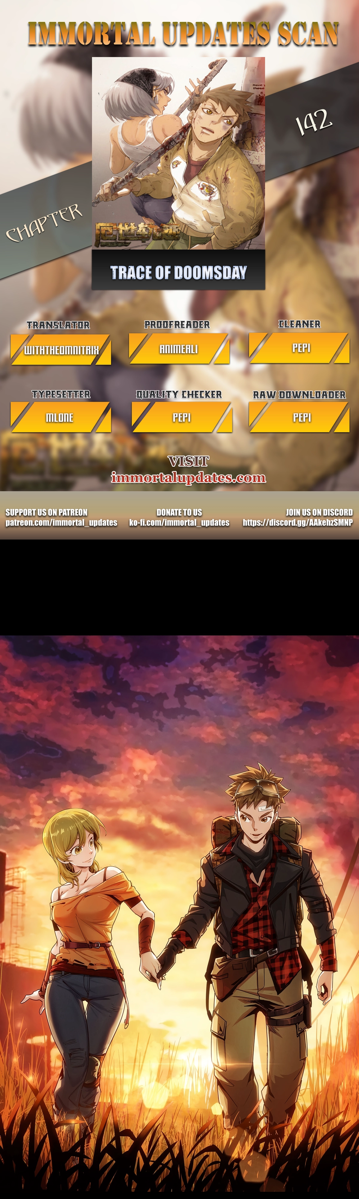 Trace of Doomsday Chapter 142 page 1 - 