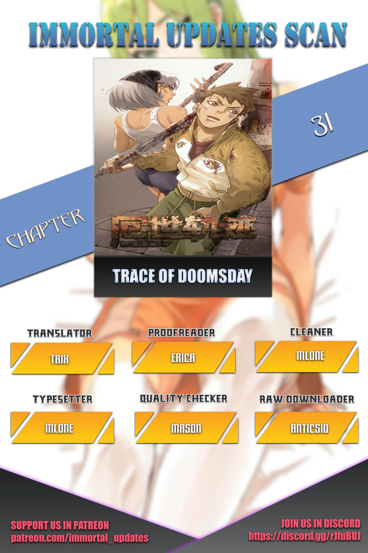 Trace of Doomsday Chapter 31 page 1 - 