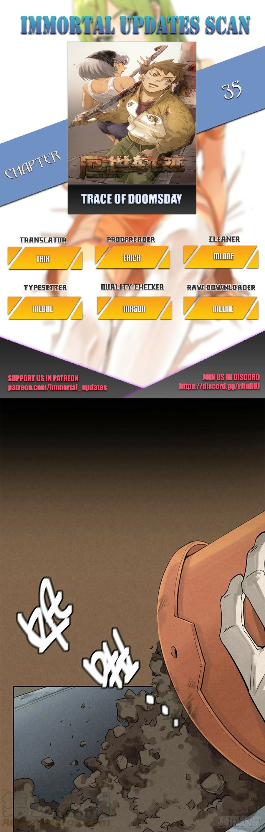Trace of Doomsday Chapter 35 page 1 - 
