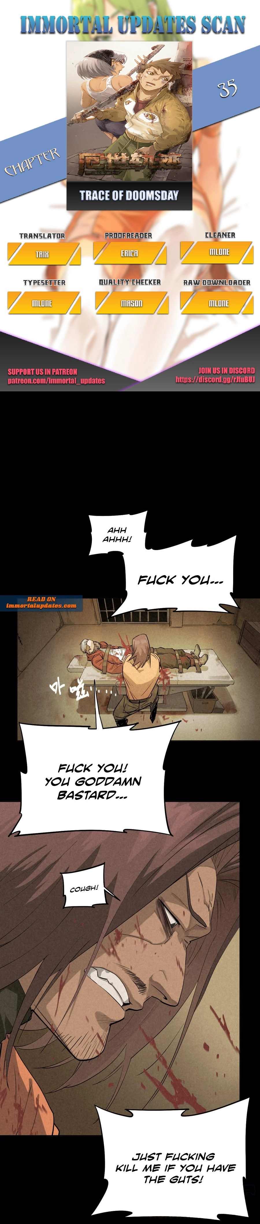 Trace of Doomsday Chapter 36 page 1 - 