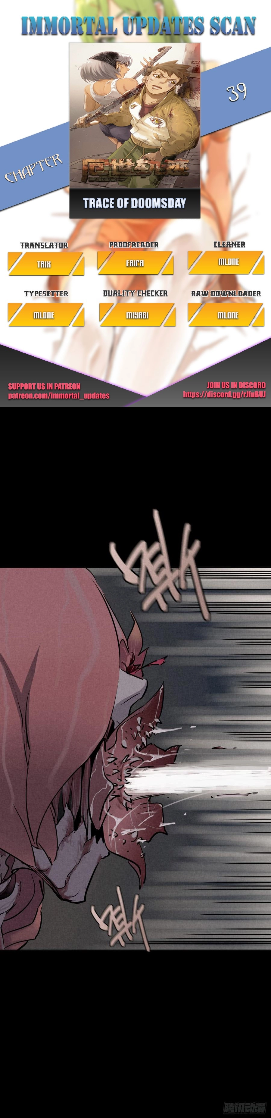 Trace of Doomsday Chapter 39 page 1 - 
