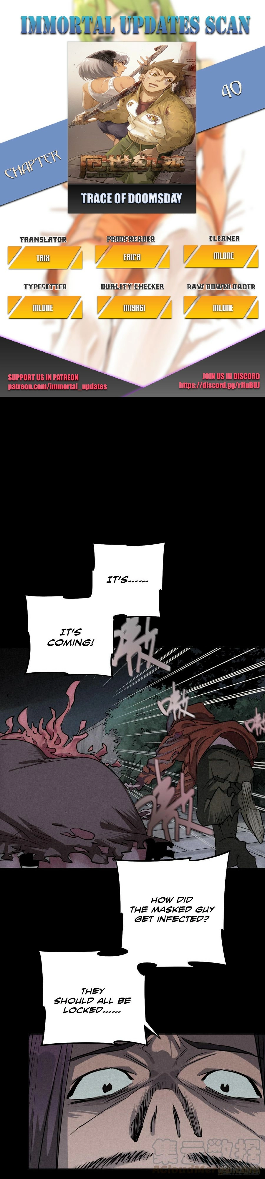 Trace of Doomsday Chapter 40 page 1 - 