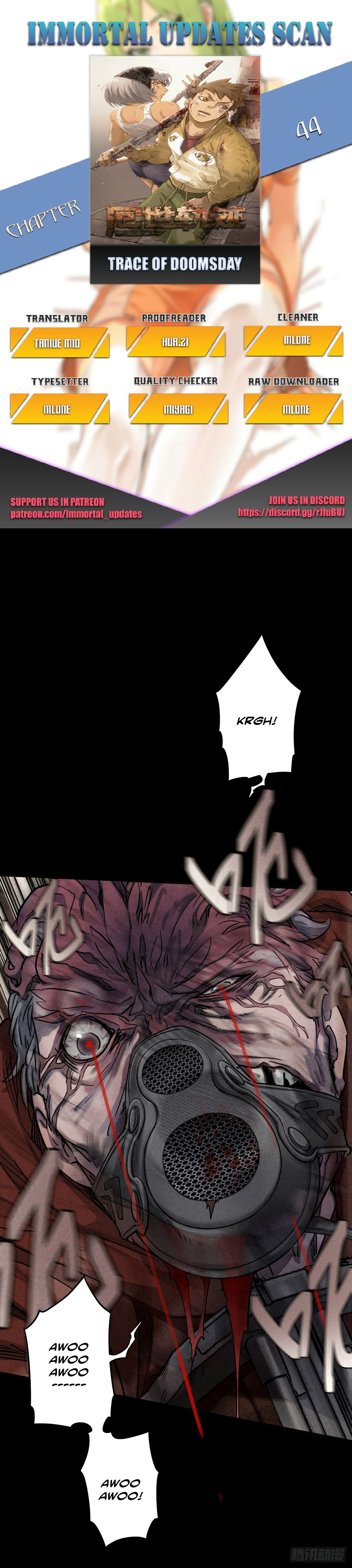 Trace of Doomsday Chapter 44 page 1 - 