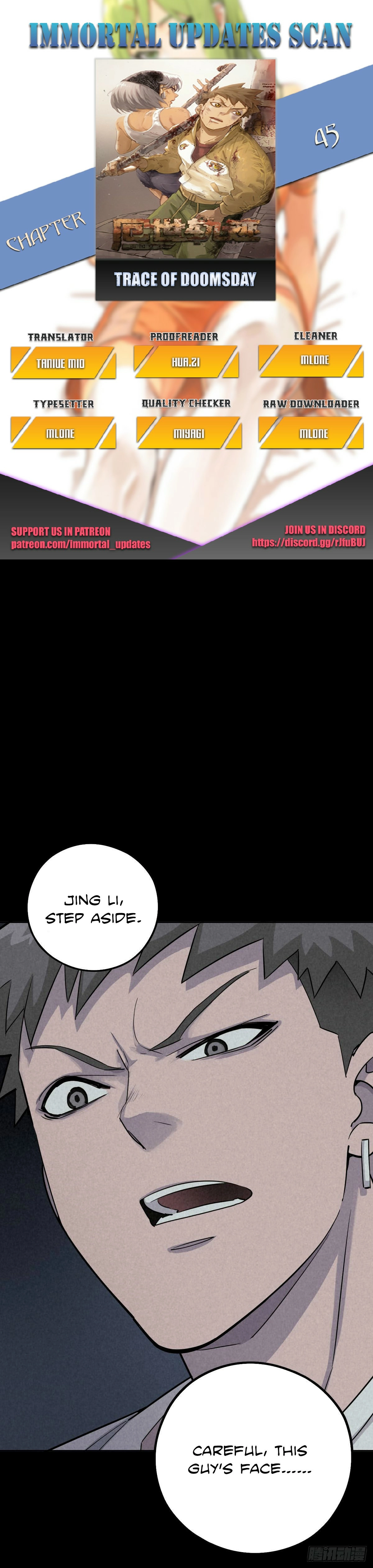 Trace of Doomsday Chapter 45 page 1 - 