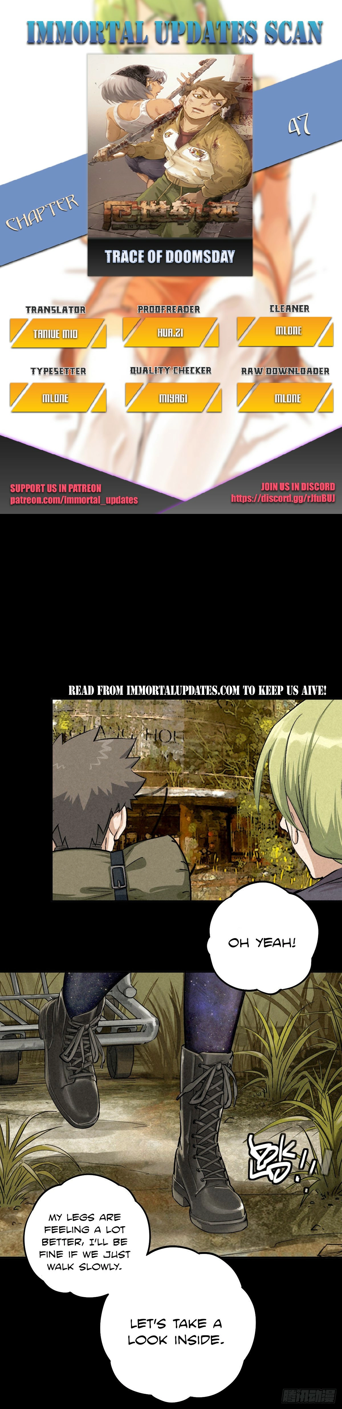Trace of Doomsday Chapter 47 page 1 - 