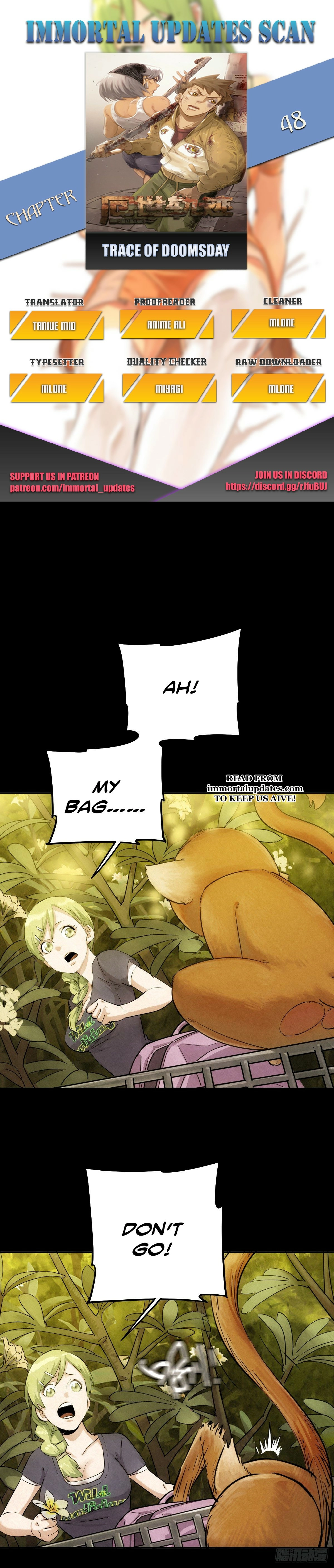 Trace of Doomsday Chapter 48 page 1 - 