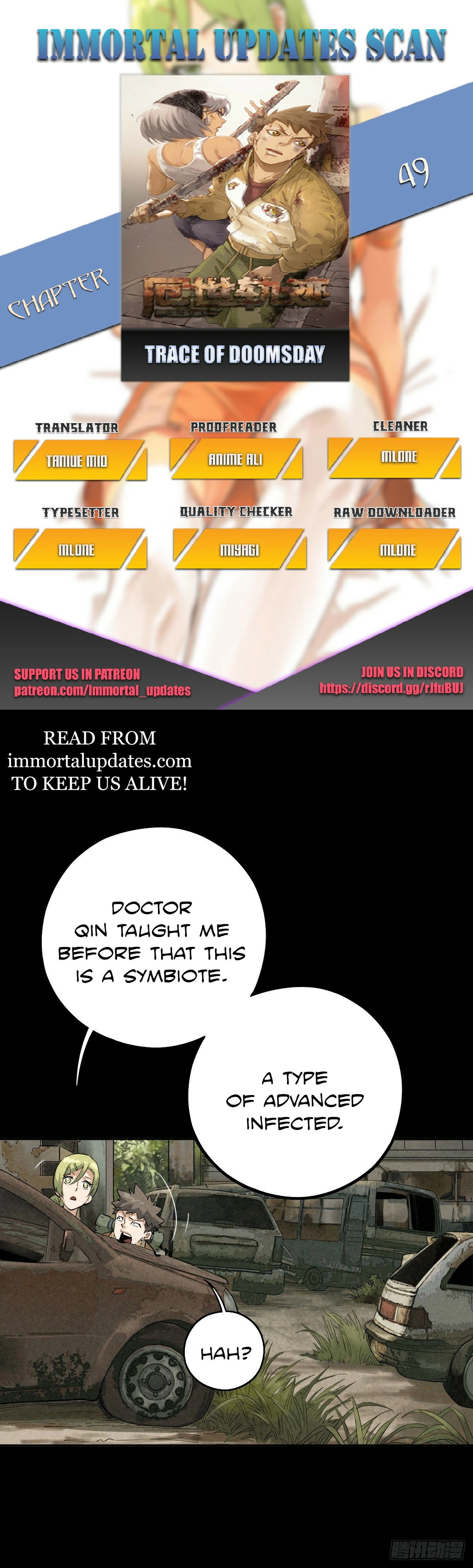 Trace of Doomsday Chapter 49 page 1 - 