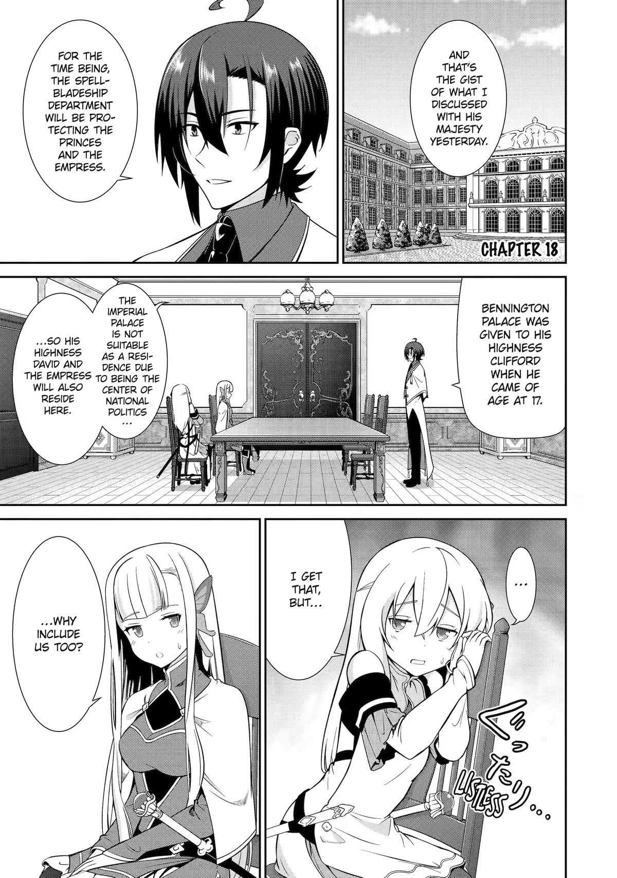 Trained to be the Ultimate Anti-magic Spellblade Chapter 18 page 1 - 