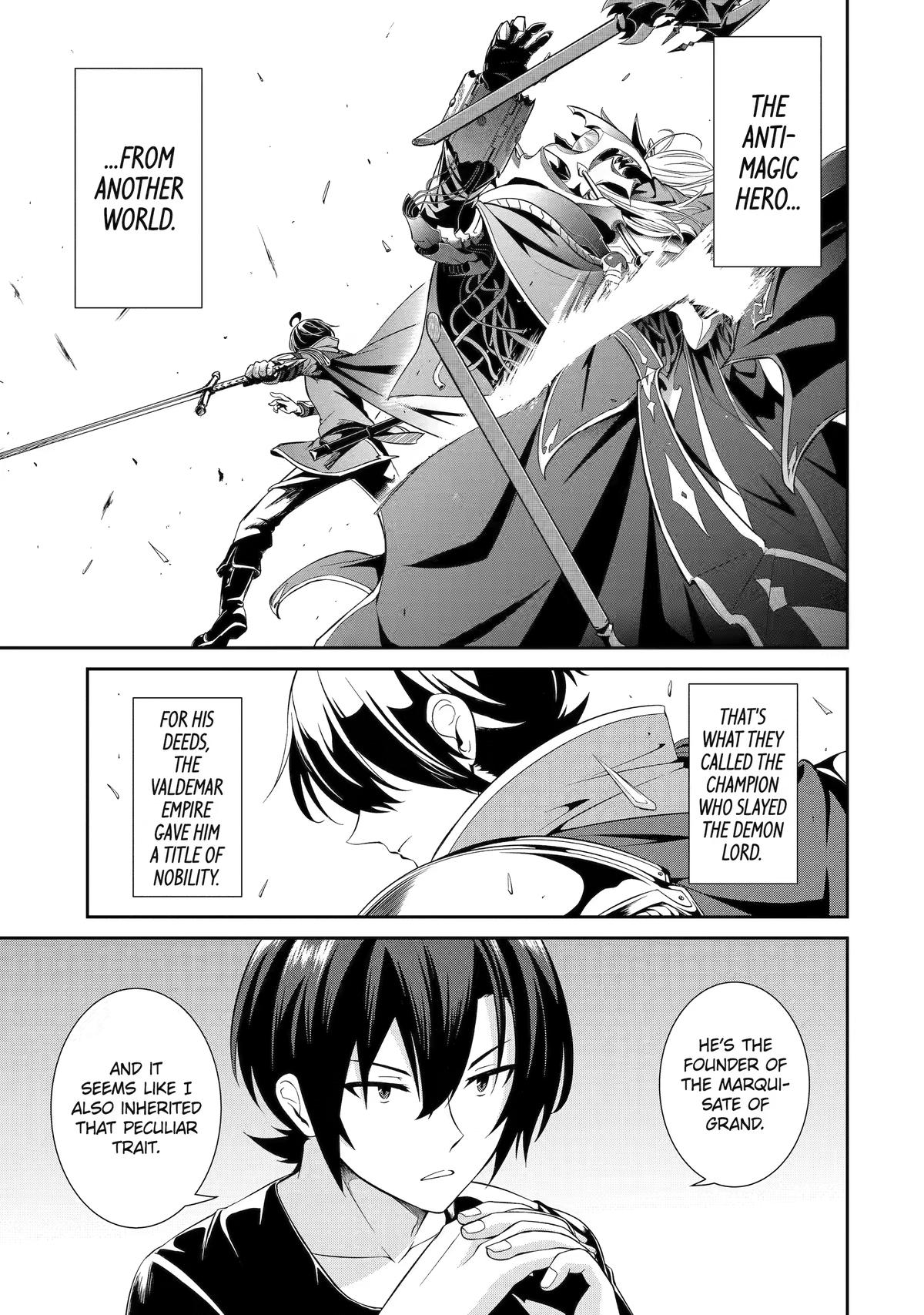 Trained to be the Ultimate Anti-magic Spellblade Chapter 3 page 18 - 