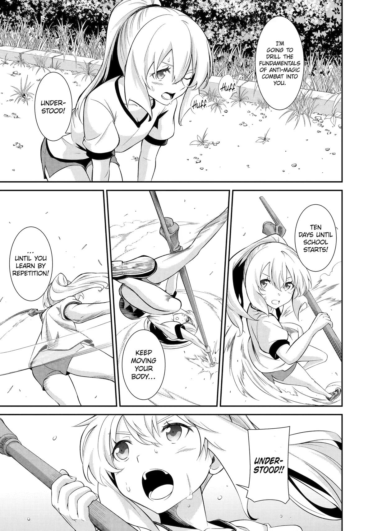 Trained to be the Ultimate Anti-magic Spellblade Chapter 3 page 38 - 