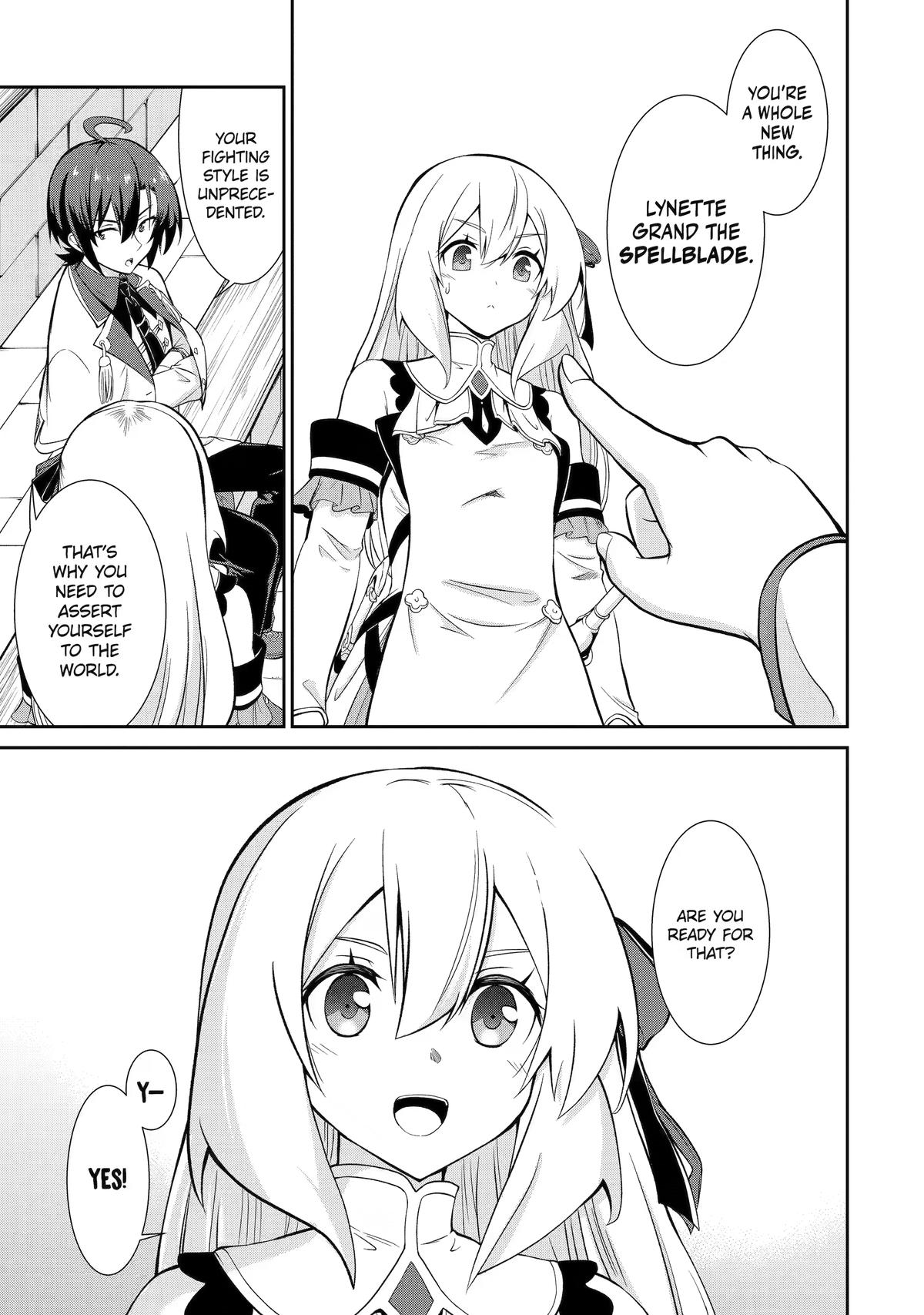 Trained to be the Ultimate Anti-magic Spellblade Chapter 7 page 40 - 