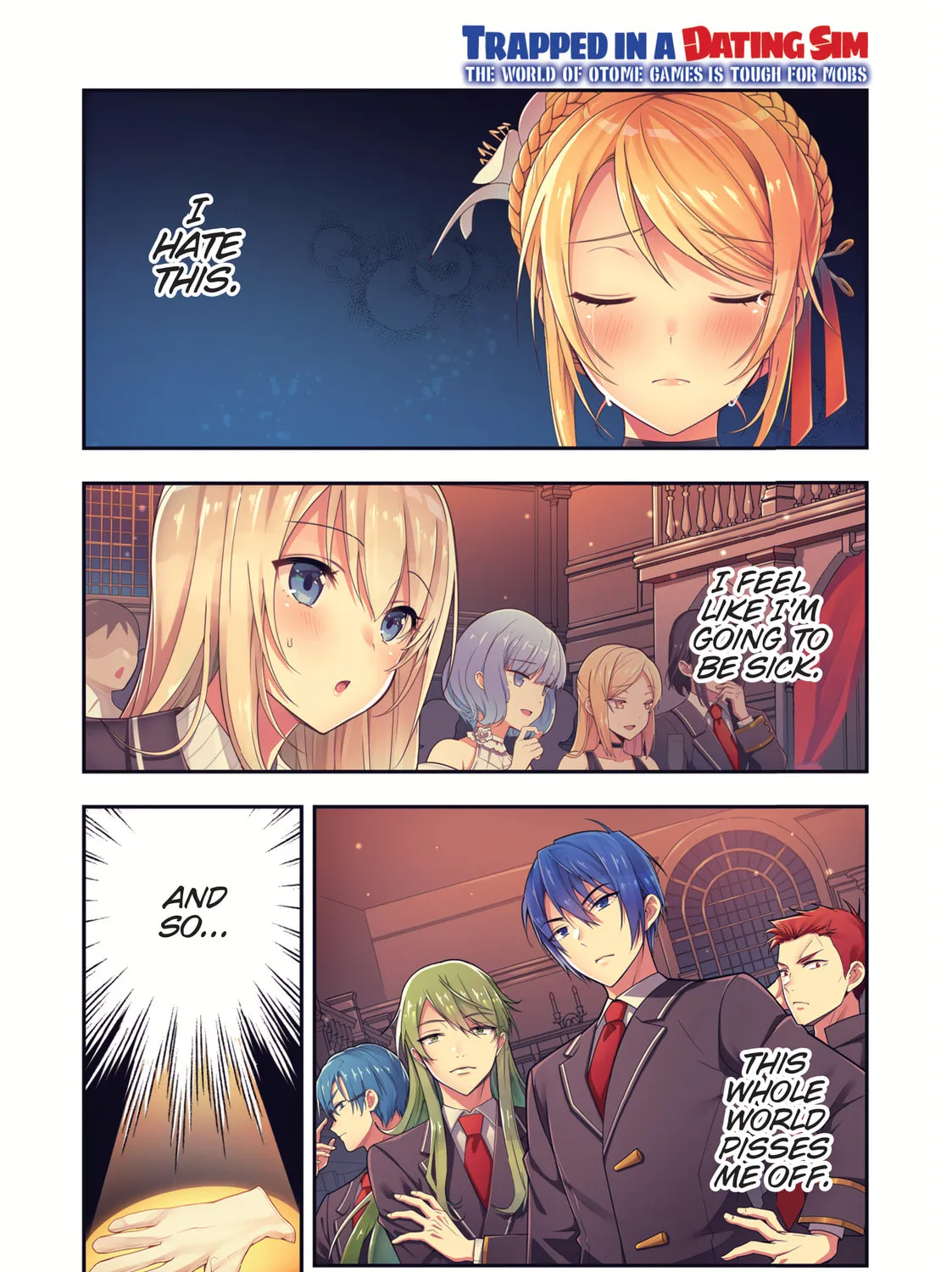 Trapped in a Dating Sim: The World of Otome Games is Tough for Mobs Chapter 1 page 1 - 
