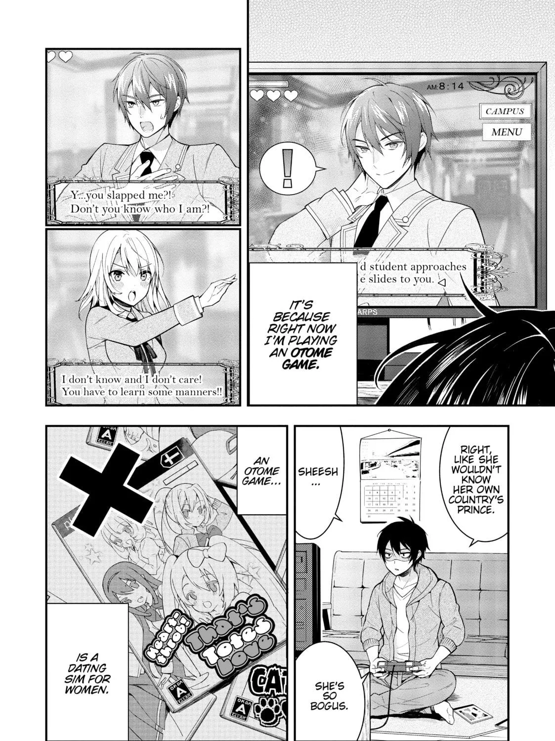 Trapped in a Dating Sim: The World of Otome Games is Tough for Mobs Chapter 1 page 9 - 