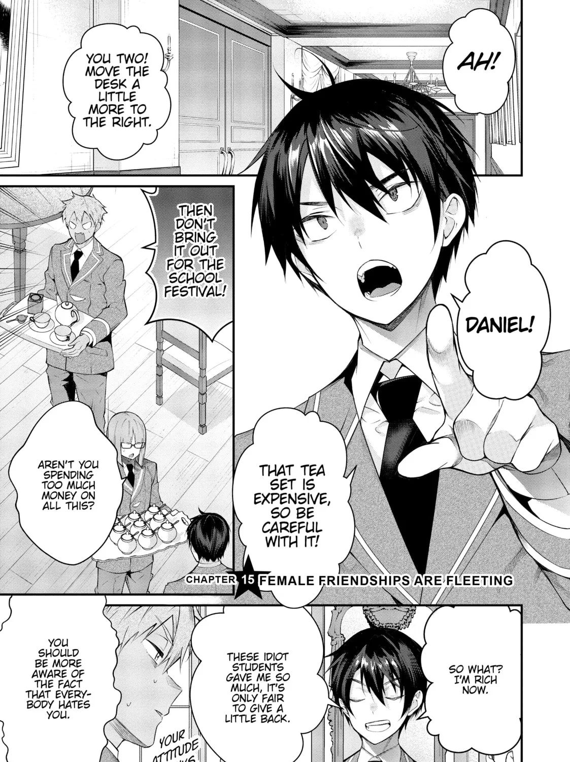 Trapped in a Dating Sim: The World of Otome Games is Tough for Mobs Chapter 15 page 1 - 