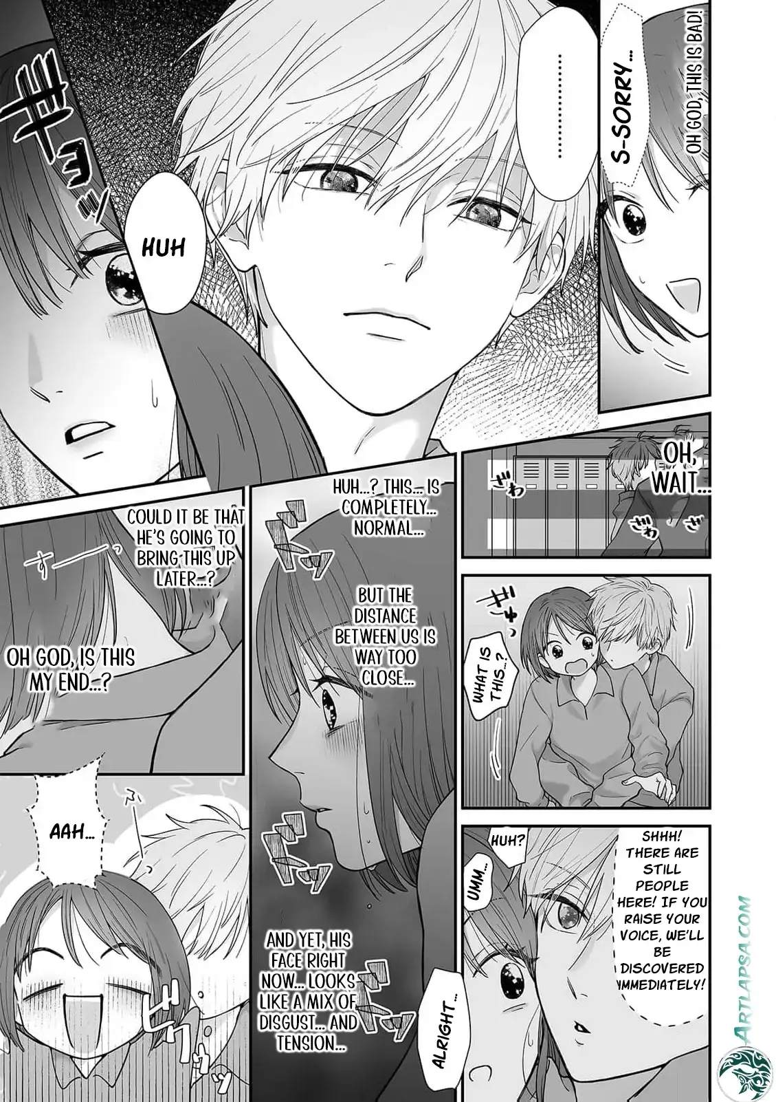 ‏trapped in the boys’ locker room a clumsy jk’s close encounter with a popular guy Chapter 1 page 17 - 