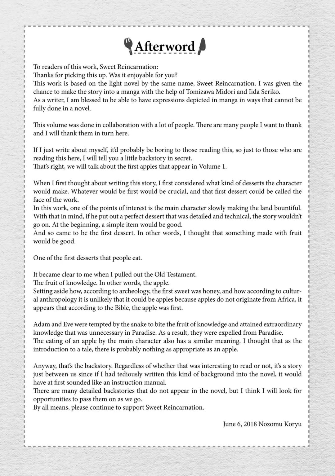 Treat of Reincarnation: The Advent of the Almighty Pastry Chef Chapter 5.3 page 9 - 