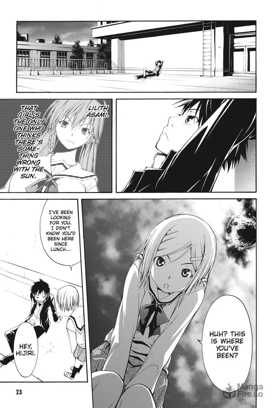 Trinity Seven: The Seven Magicians Chapter 0 page 21 - 