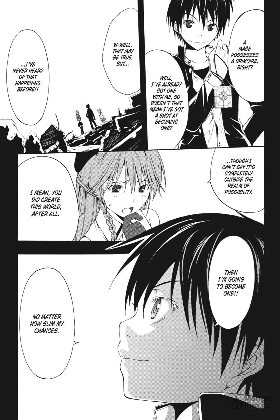 Trinity Seven: The Seven Magicians Chapter 0 page 45 - 