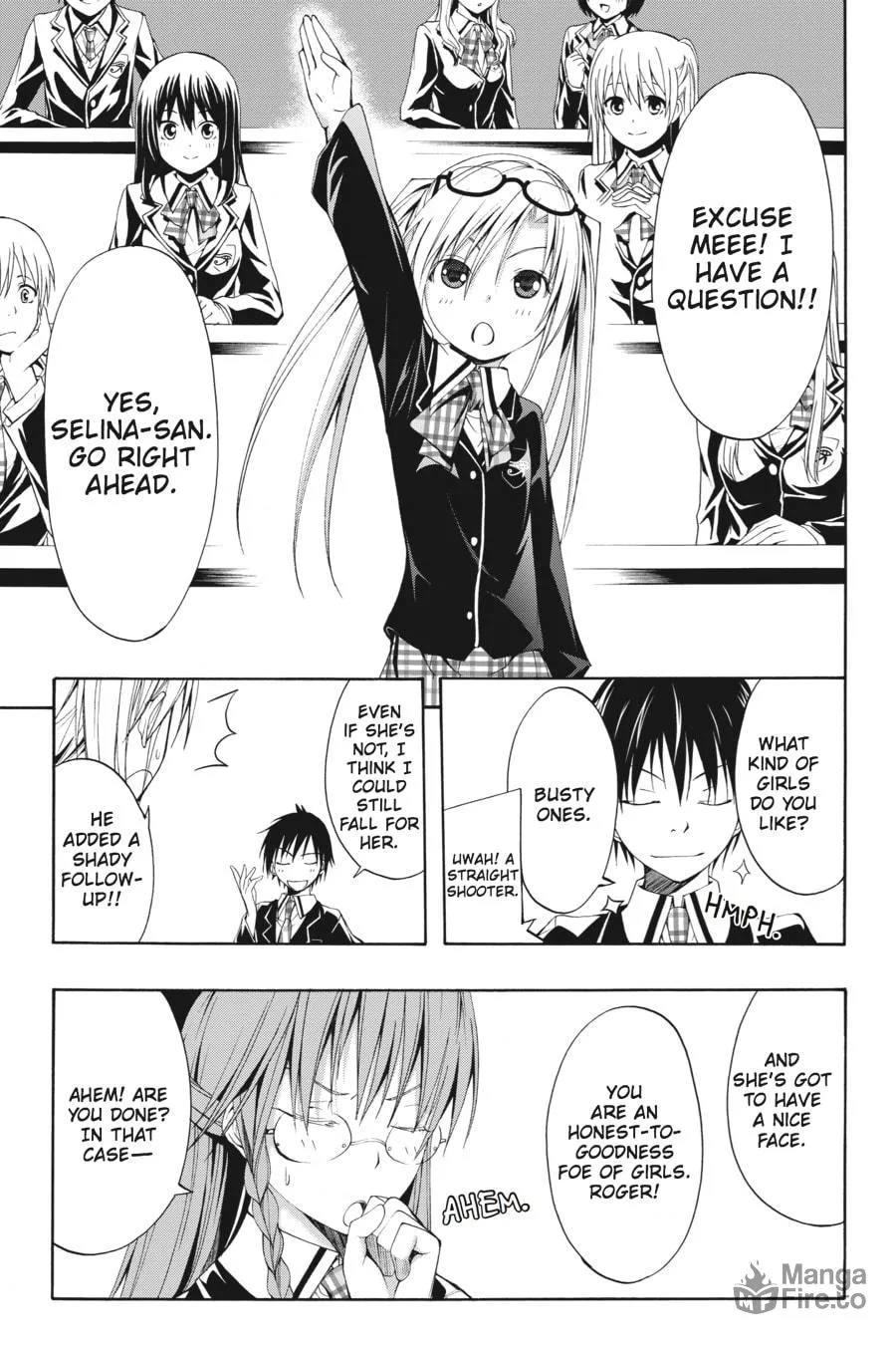 Trinity Seven: The Seven Magicians Chapter 1 page 5 - 