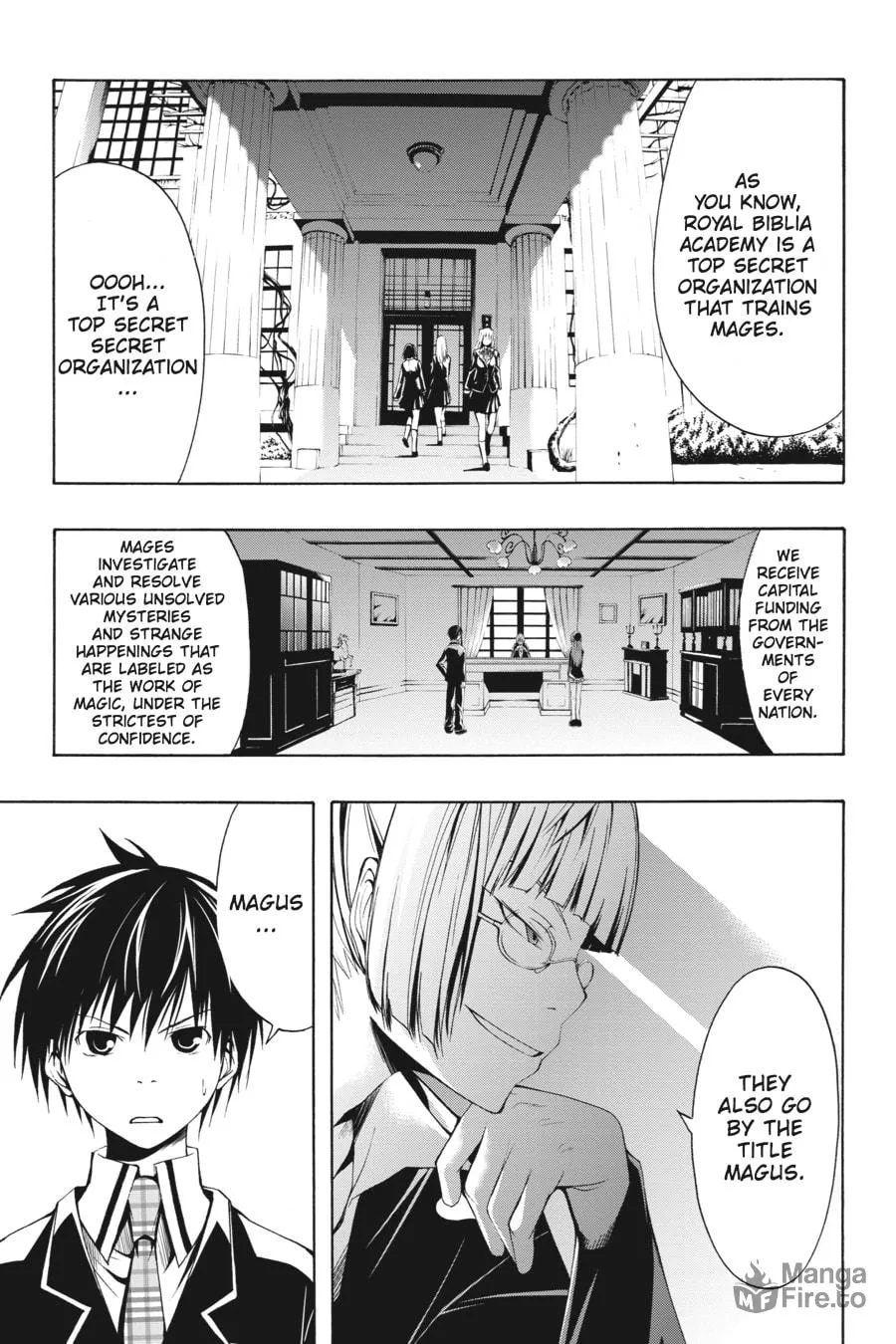 Trinity Seven: The Seven Magicians Chapter 1 page 9 - 