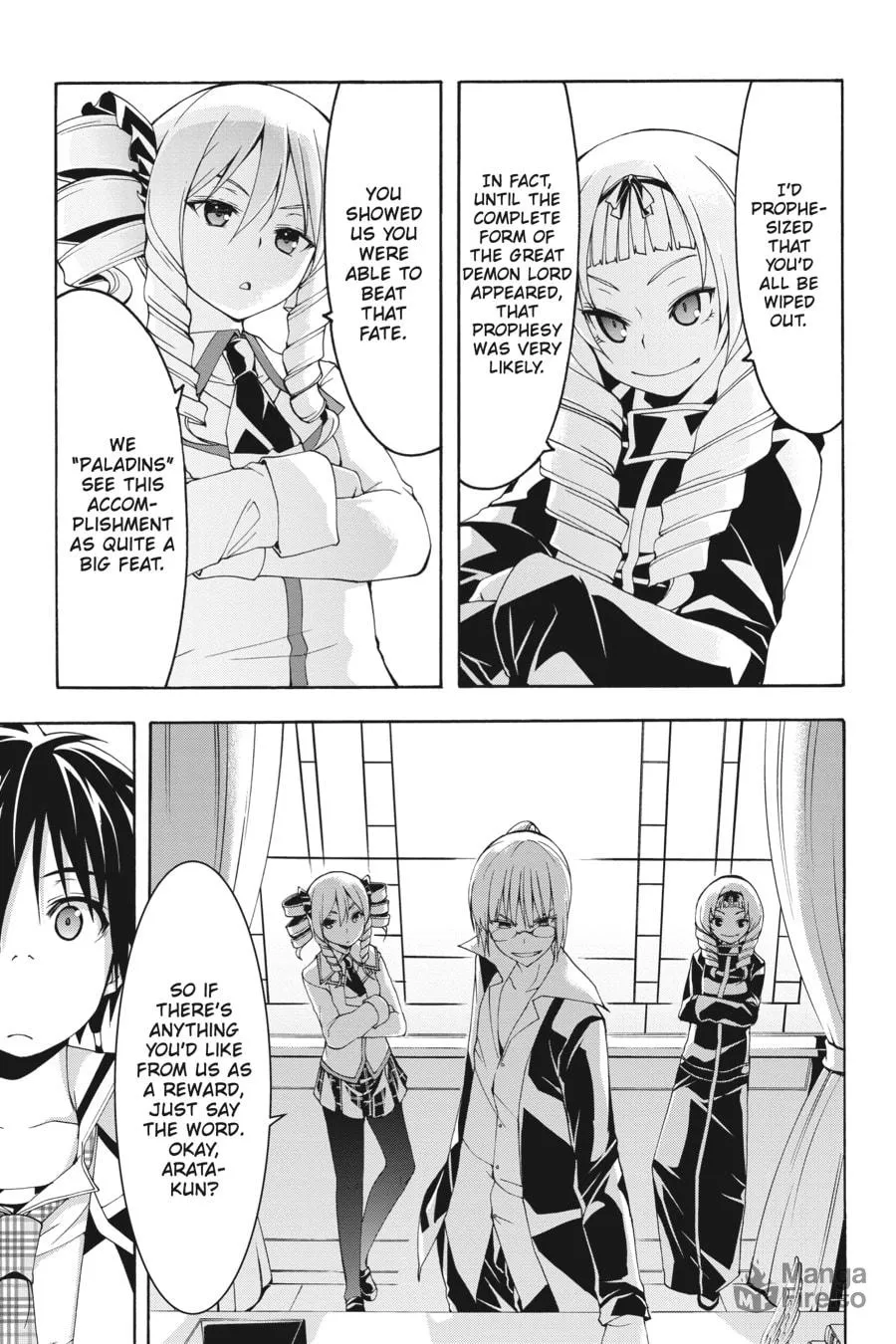 Trinity Seven: The Seven Magicians Chapter 100 page 3 - 