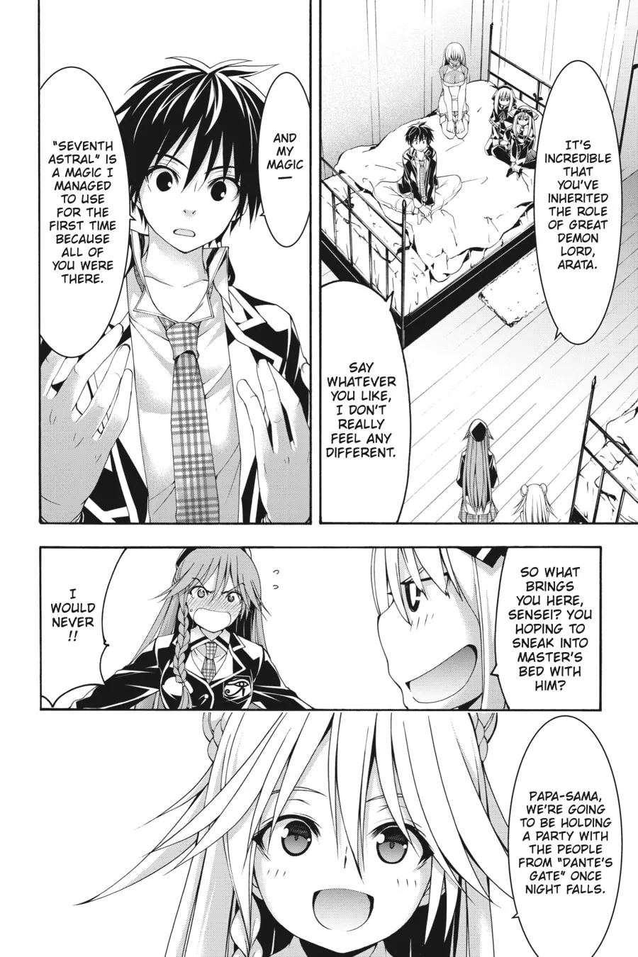 Trinity Seven: The Seven Magicians Chapter 100 page 8 - 