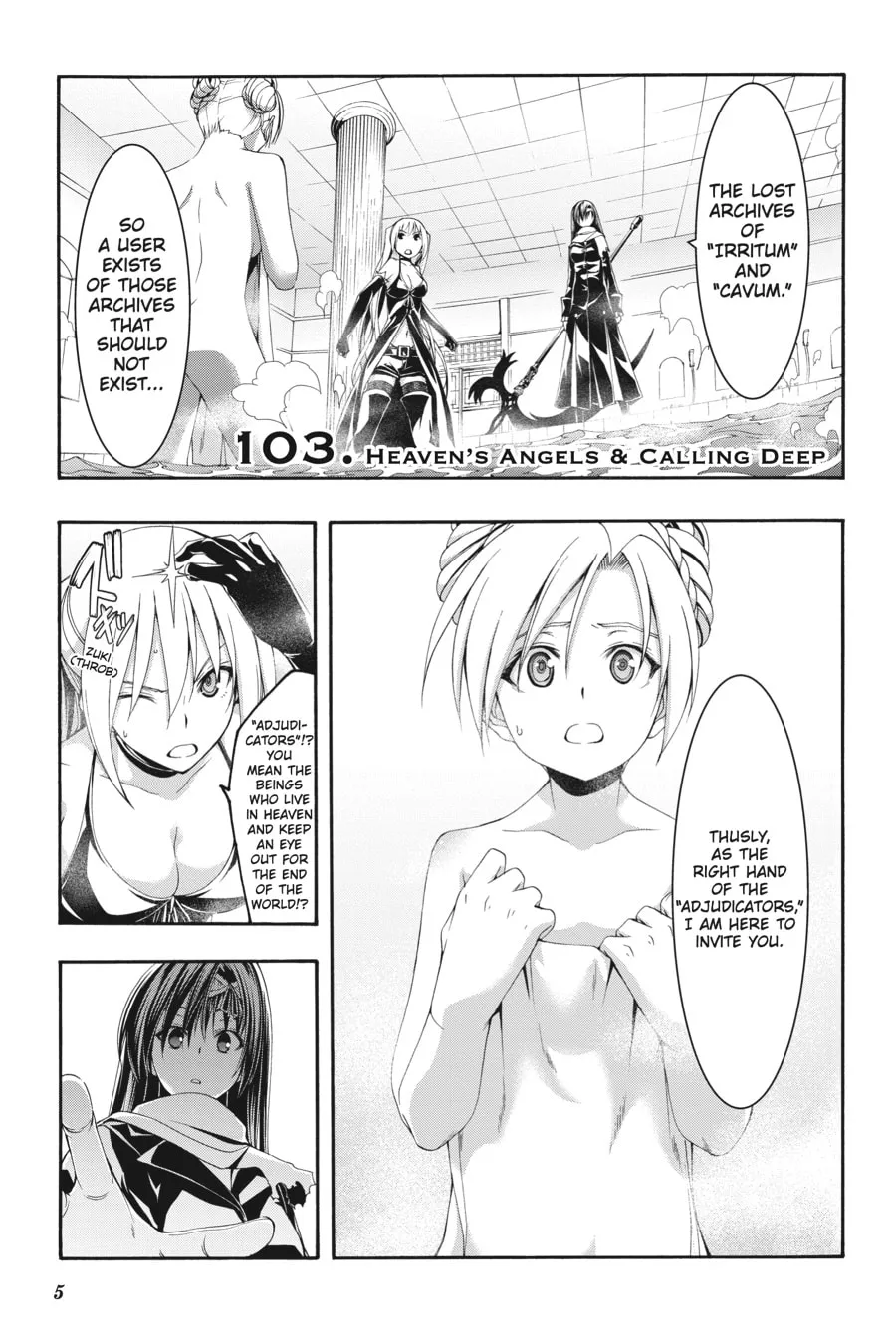 Trinity Seven: The Seven Magicians Chapter 103 page 1 - 