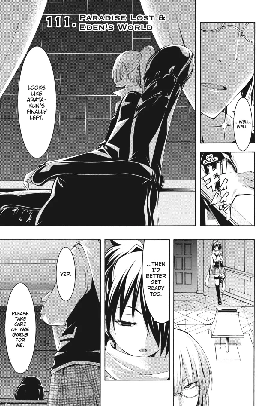 Trinity Seven: The Seven Magicians Chapter 111 page 1 - 