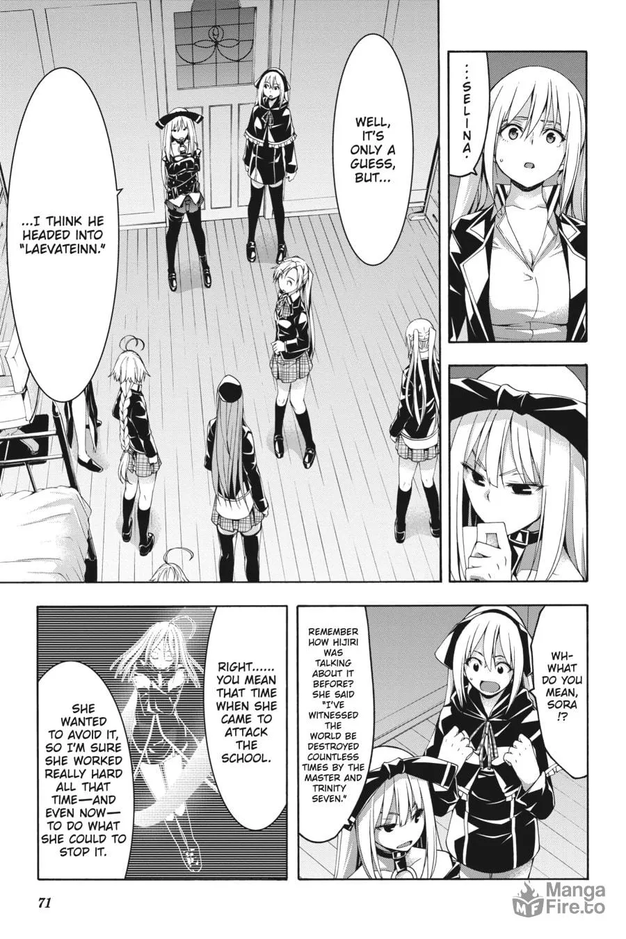 Trinity Seven: The Seven Magicians Chapter 111 page 5 - 