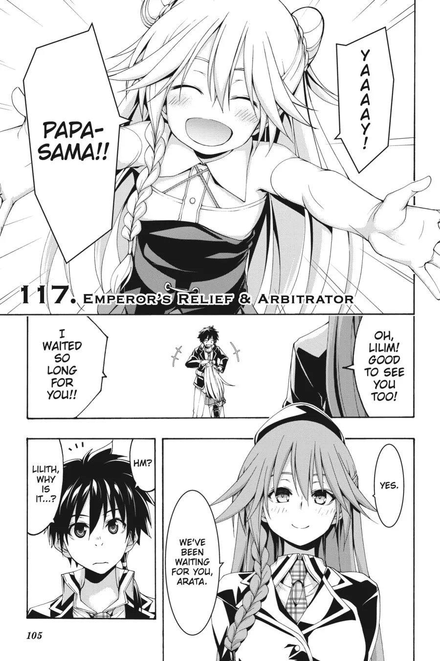 Trinity Seven: The Seven Magicians Chapter 117 page 1 - 