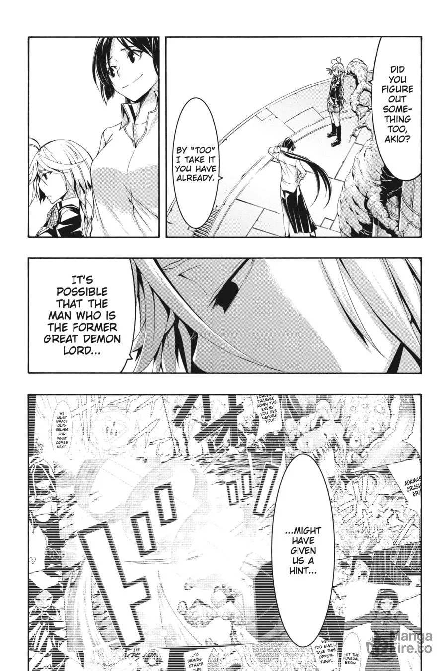 Trinity Seven: The Seven Magicians Chapter 117 page 12 - 