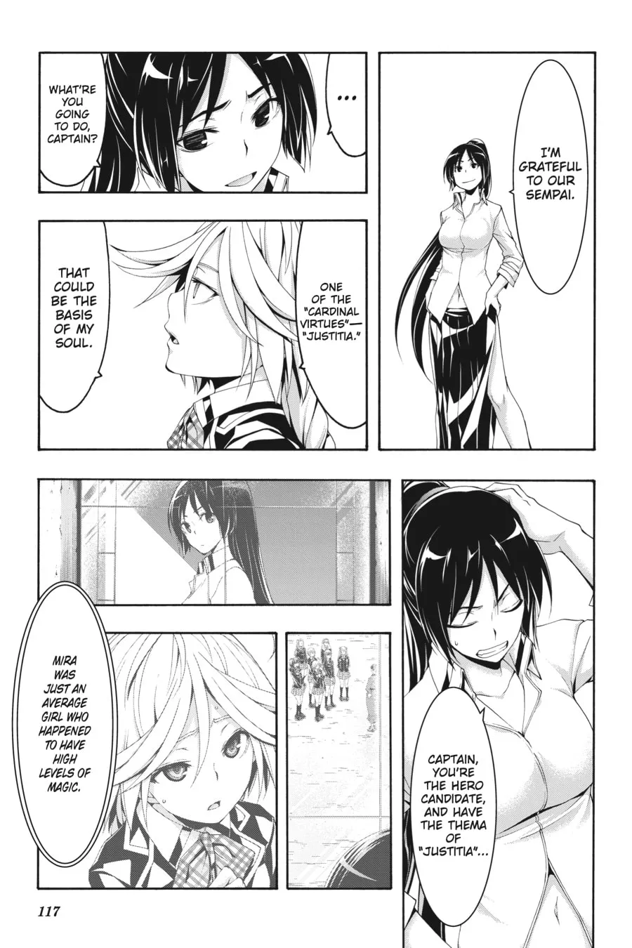 Trinity Seven: The Seven Magicians Chapter 117 page 13 - 