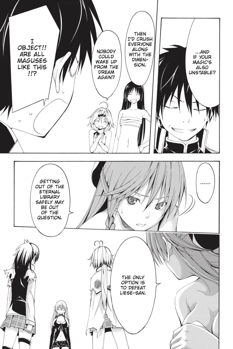 Trinity Seven: The Seven Magicians Chapter 13 page 19 - 