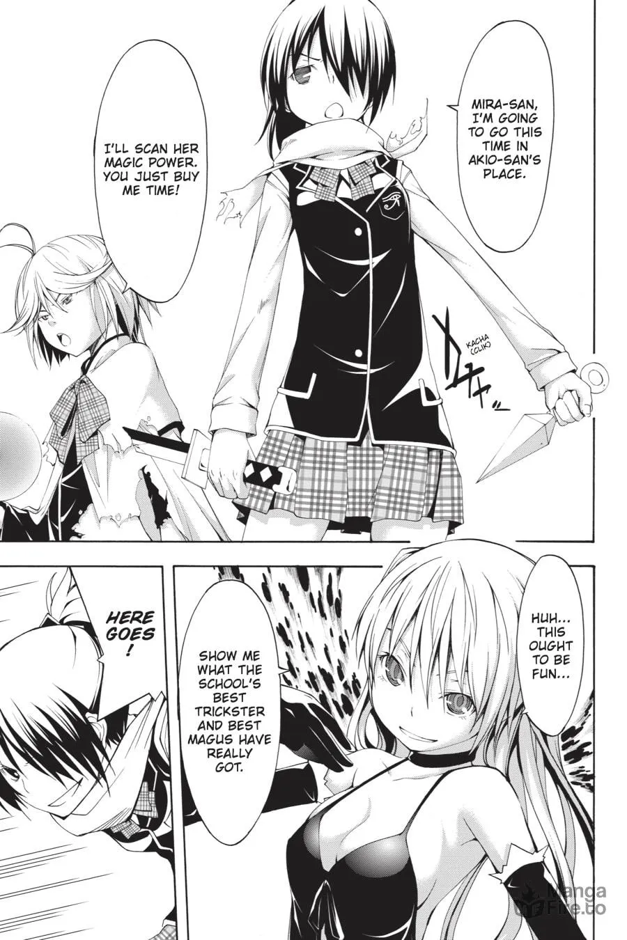 Trinity Seven: The Seven Magicians Chapter 13 page 3 - 