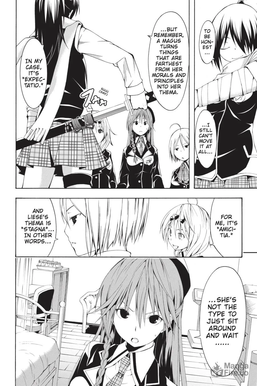 Trinity Seven: The Seven Magicians Chapter 14 page 18 - 