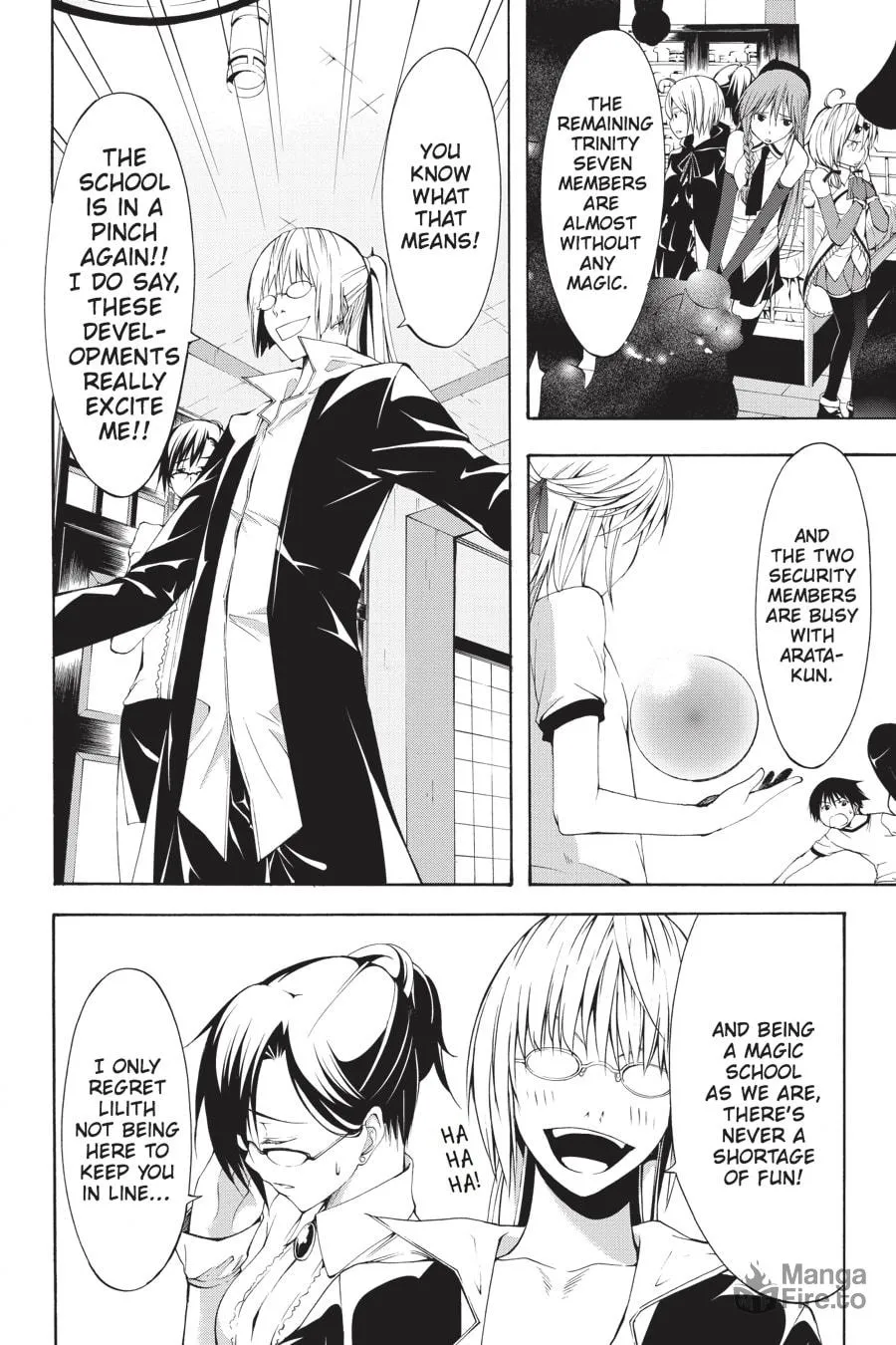 Trinity Seven: The Seven Magicians Chapter 14 page 25 - 