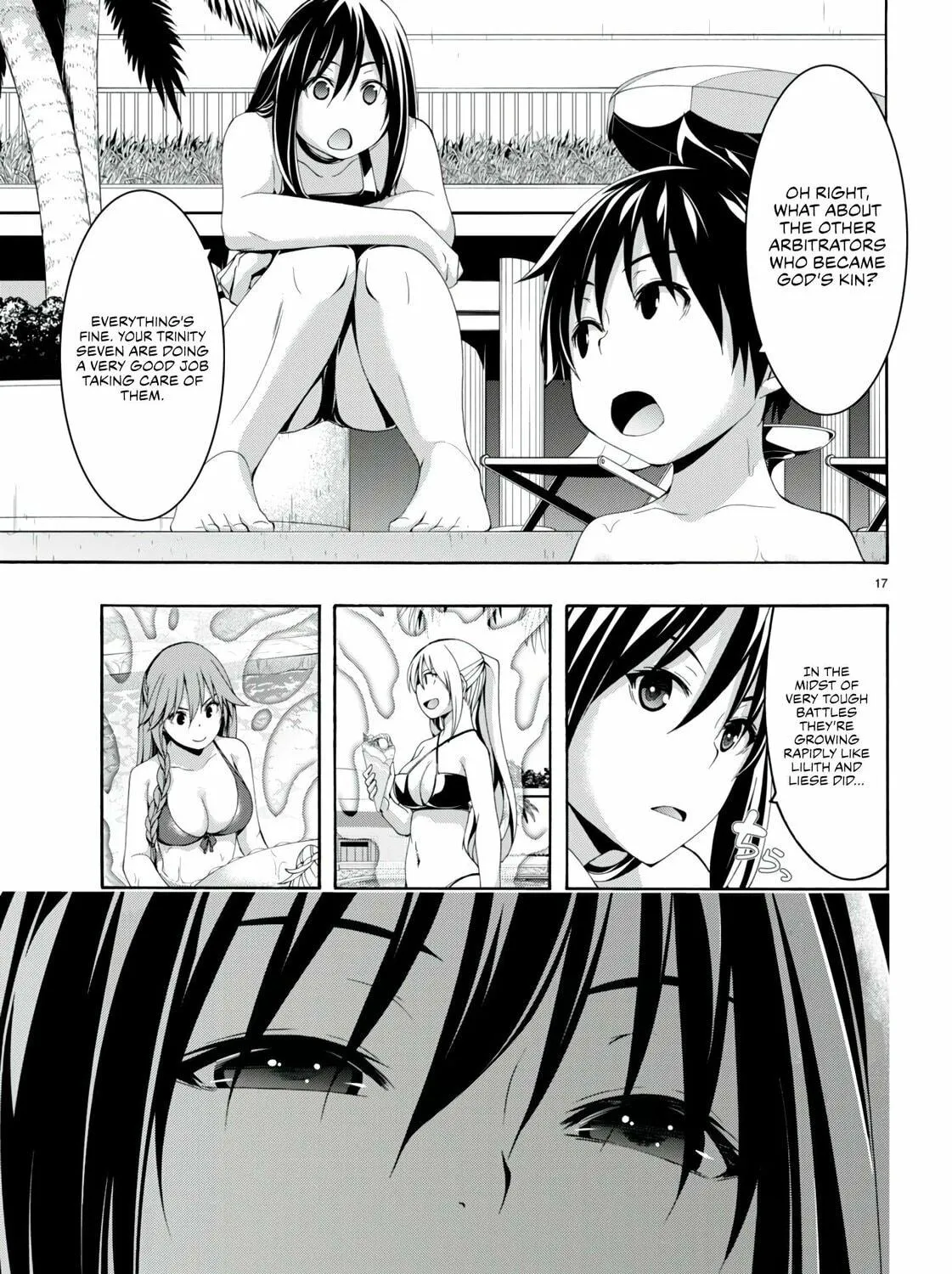 Trinity Seven: The Seven Magicians Chapter 145 page 34 - 